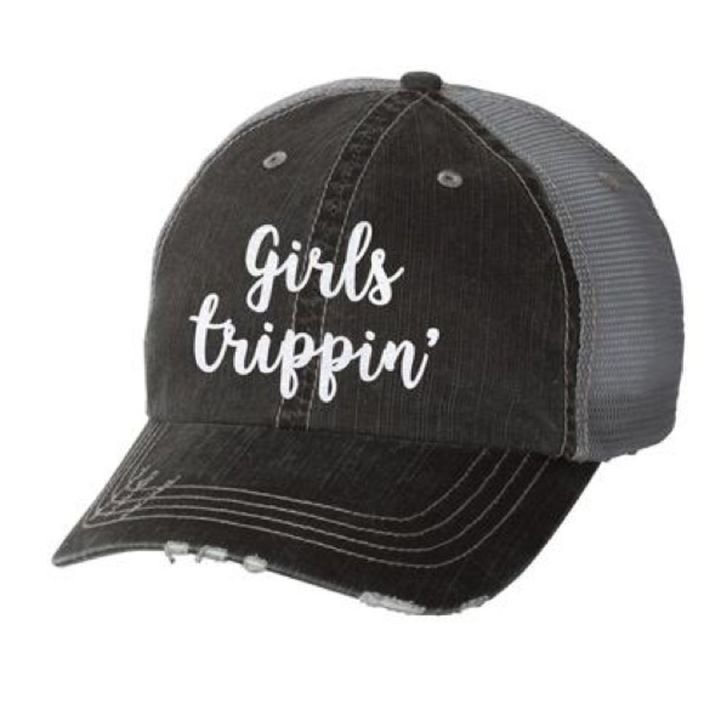 Girls Trippin’ Distressed Baseball Hat